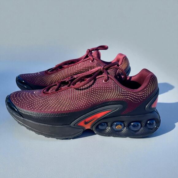 Nike Air Max DN Men’s Running Shoes Dark Red Black Size 12 DV3337-600 NEW - Picture 3 of 14